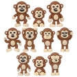 Mini Monkey Figurines 1"