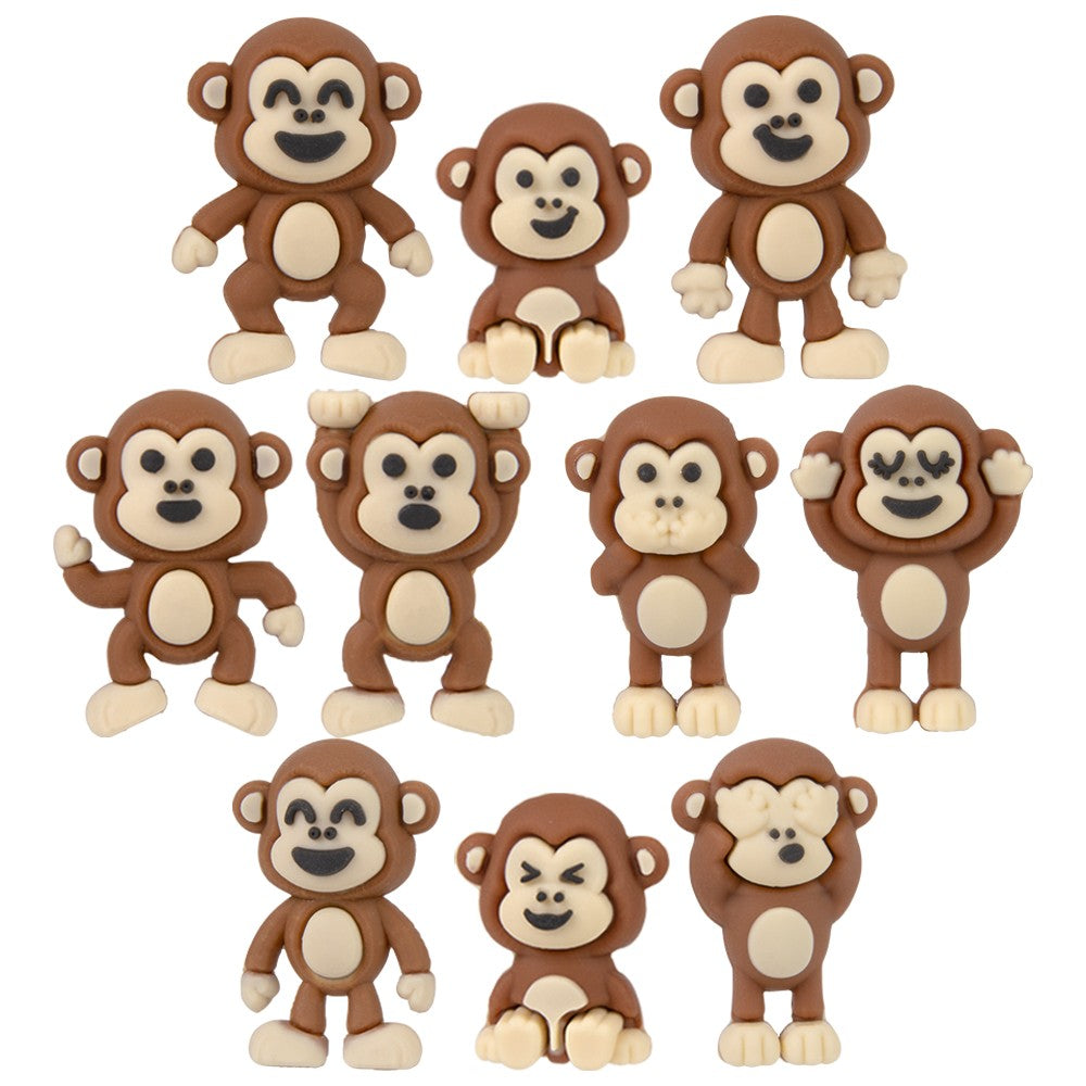 Mini Monkey Figurines 1"
