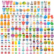 Pop-Ups Assortment 2.75" (48 Pcs)