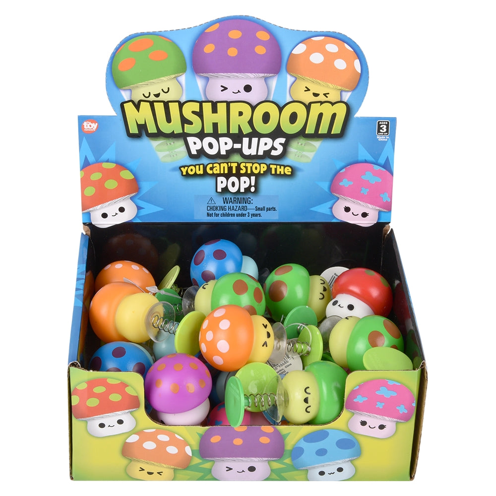 Mushroom Pop-Ups (24 Pc Display)