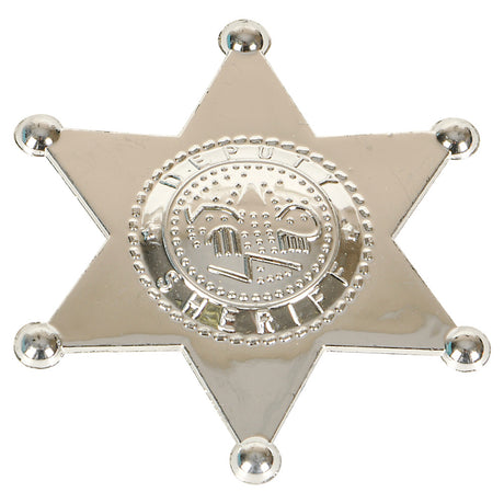 Plastic Sheriff Badge (1 DZ)