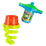 Light-Up Spinning Top Blast Spring Top (1 DZ)