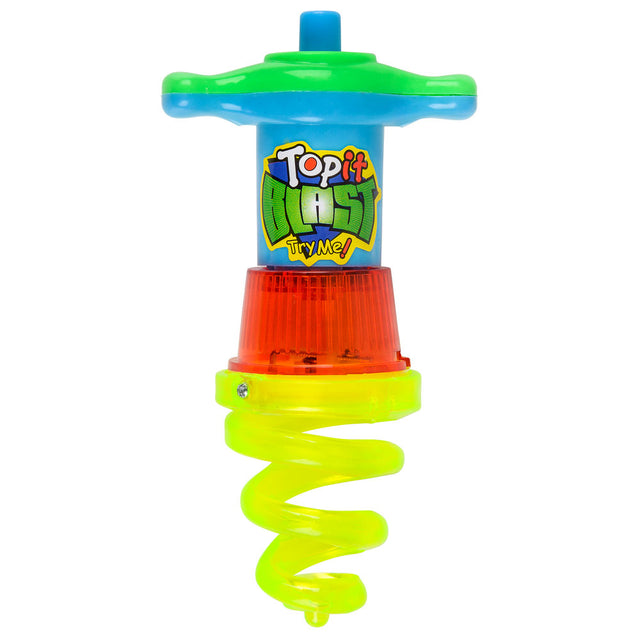 Light-Up Spinning Top Blast Spring Top (1 DZ)