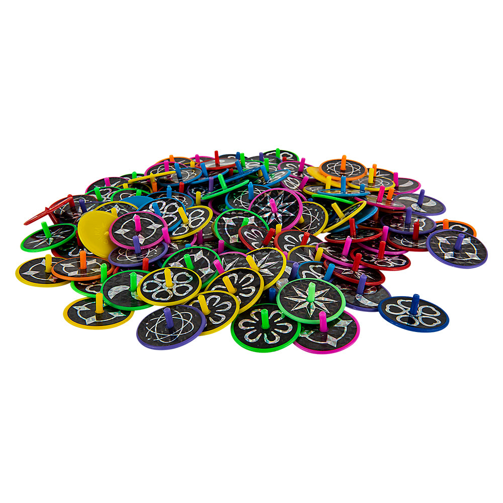 Laser Spin Top 1.5" (144 Pc Poly Bag)