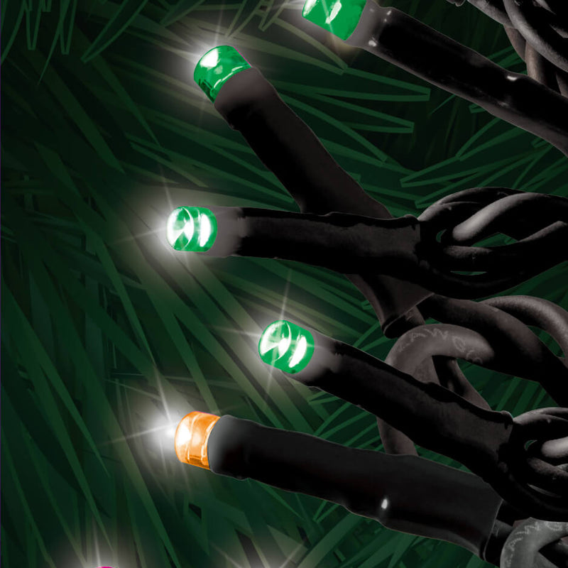 3mm Twinkle Halloween 100 LED Micro Light Set