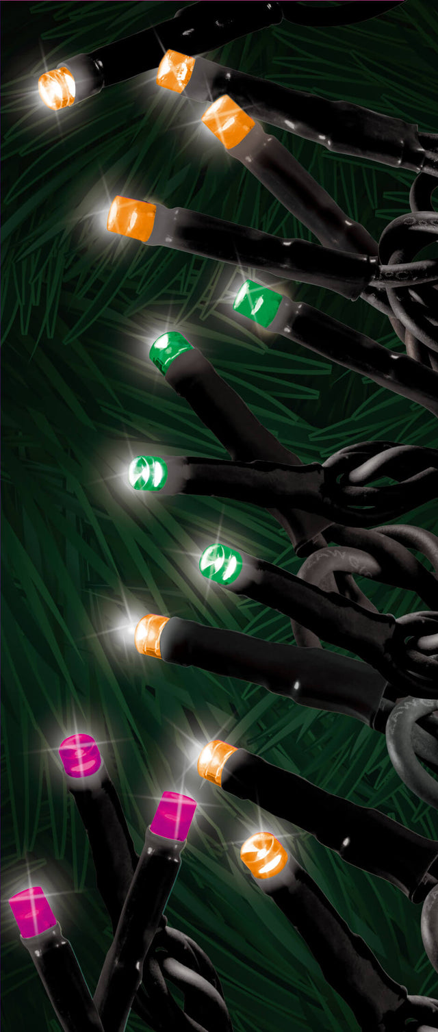 3mm Twinkle Halloween 100 LED Micro Light Set