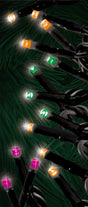 3mm Twinkle Halloween 100 LED Micro Light Set