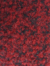 Burgundy Sherpa Teddy Knit Fabric