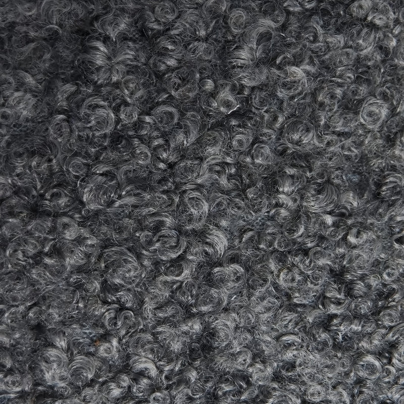 Charcoal Sherpa Teddy Knit Fabric
