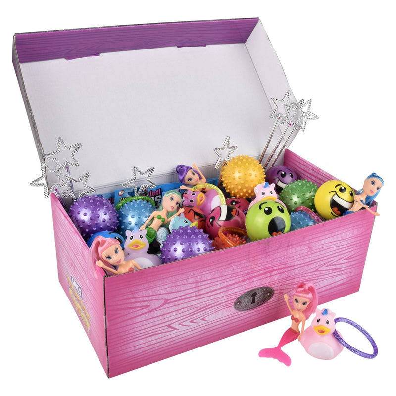 Treasure Chest Toy/Novelty/Jewelry Mix (100 Pcs/Box)