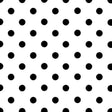1/2″ Half Inch Black Polka Dot on White Poly Cotton Fabric,