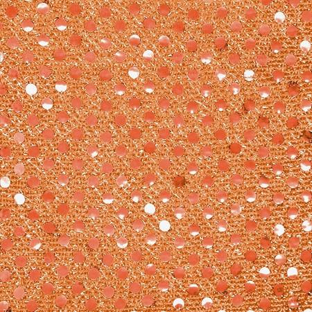 Orange Small Confetti Dots Sequin,