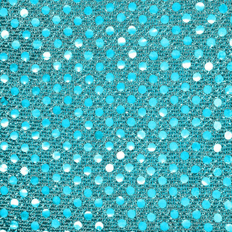 Turquoise Small Confetti Dots Sequin,