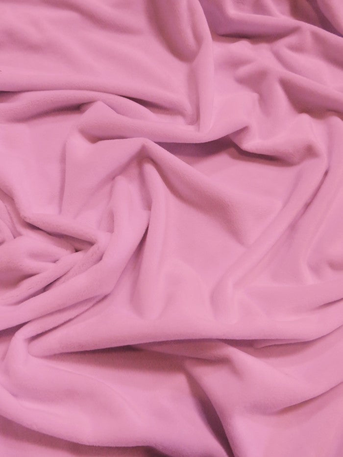 Minky Solid Baby Soft Fabric Dark Rose