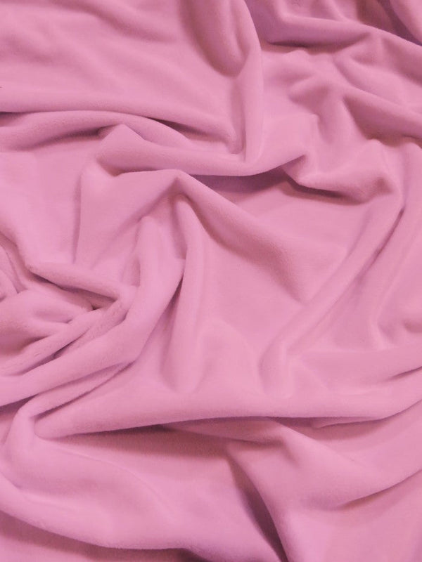 Minky Solid Baby Soft Fabric Dark Rose