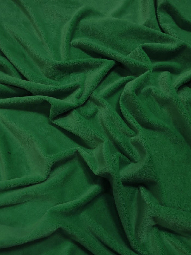 Emerald Green Minky Solid Baby Soft Fabric
