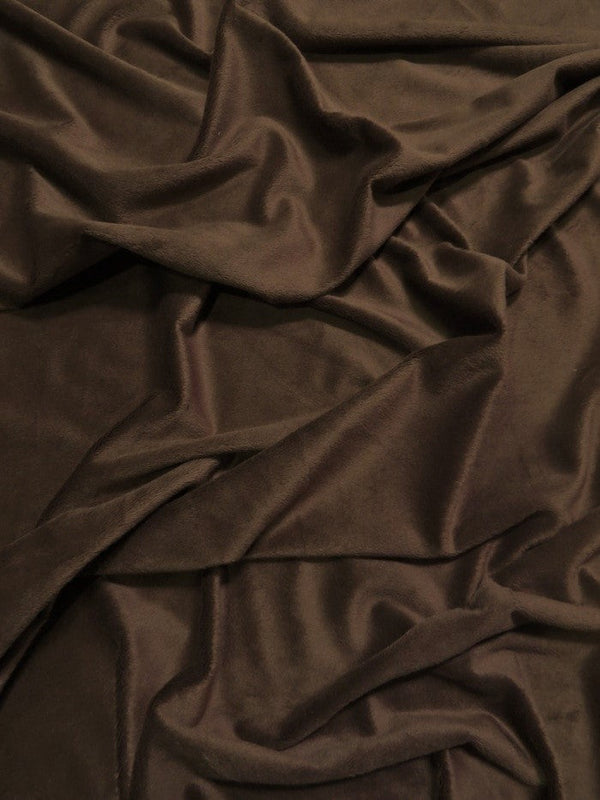 Light Brown Minky Solid Baby Soft Fabric