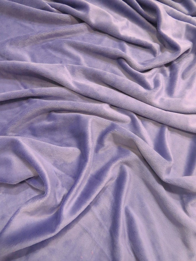 Lilac Minky Solid Baby Soft Fabric