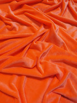 Neon Coral Minky Solid Baby Soft Fabric