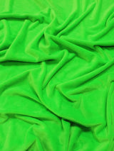 Neon Green Minky Solid Baby Soft Fabric