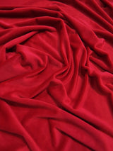 Red Minky Solid Baby Soft Fabric