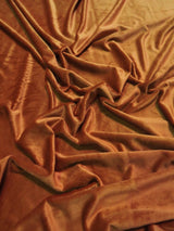 Rust Minky Solid Baby Soft Fabric
