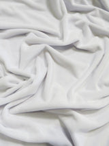 White Minky Solid Baby Soft Fabric