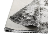 Brisa Shag Viscose Polyester Fabric - Smoke Silver, Shag, 2" Pile Height (1 Rug)