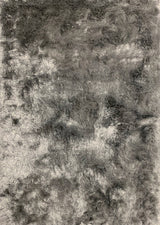 Brisa Shag Viscose Polyester Fabric - Smoke Silver, Shag, 2" Pile Height (1 Rug)