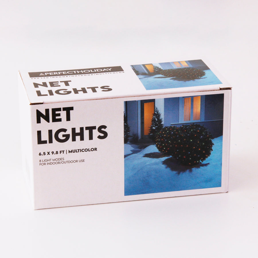Multicolor Warm White Decorative String Lights 6.5x9.8 FT