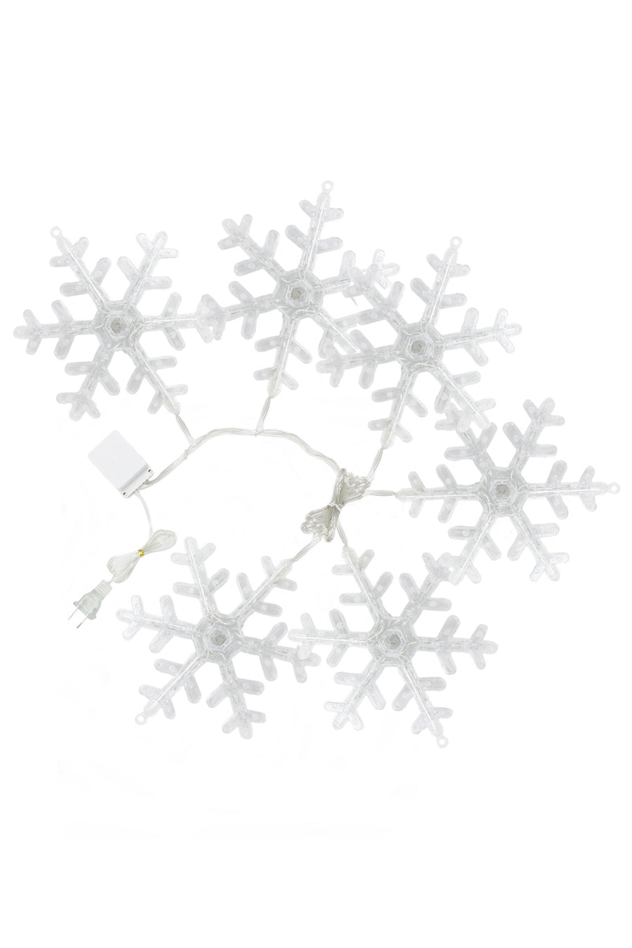6 LED Snowflake Sparkle String Lights