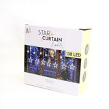 138 LED Warm White Curtain Light for Halloween
