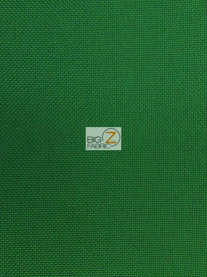 Solid Canvas Outdoor Waterproof PVC Backing Fabric Hunter Green