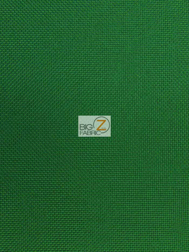 Solid Canvas Outdoor Waterproof PVC Backing Fabric Hunter Green