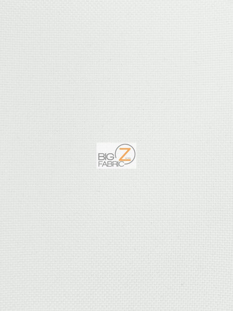 Solid White Canvas Outdoor Waterproof PVC Backing Fabric