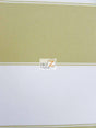 2 Tone Stripe Deck Canvas Outdoor Waterproof Fabric Olive/Ivory