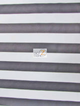 2 Tone Stripe Deck Canvas Outdoor Waterproof Fabric Black/White Sold By The Yard