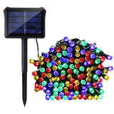 100 LED Solar String Lights – Multicolor, 32 ft