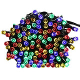 100 LED Solar String Lights – Multicolor, 32 ft