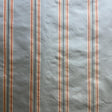 Solara Fabric 100 Percent Silk Taffeta Fabric - Multicolored Stripe, 54" Width (1 Yard)