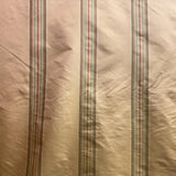 Solara Fabric 100 Percent Silk Taffeta Fabric - Multicolored Stripe, 54" Width (1 Yard)