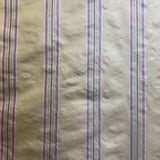 Solara Fabric 100 Percent Silk Taffeta Fabric - Multicolored Stripe, 54" Width (1 Yard)