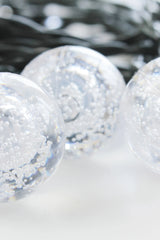 30 LED Solar Bubble String Lights – 21 ft, 8 Modes