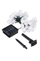 30 LED Solar Bubble String Lights – 21 ft, 8 Modes