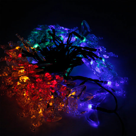 Luces solares en cadena – mariposa, 8 modos