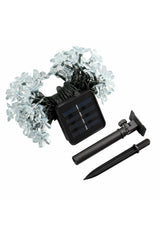 50 LED Solar Cherry Blossom String Lights – 22 ft, 8 Modes