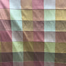 Soldo Silk Fabric - Multi-Colored Small Square Geometric, 54" Width (1 Yard)