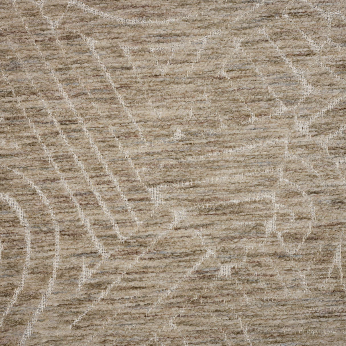 Chenille Upholstery Fabric Sol Modern Geometric Jacquard