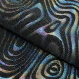 Foiled Stretch Velvet Sonic Swirl