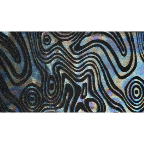 Foiled Stretch Velvet Sonic Swirl